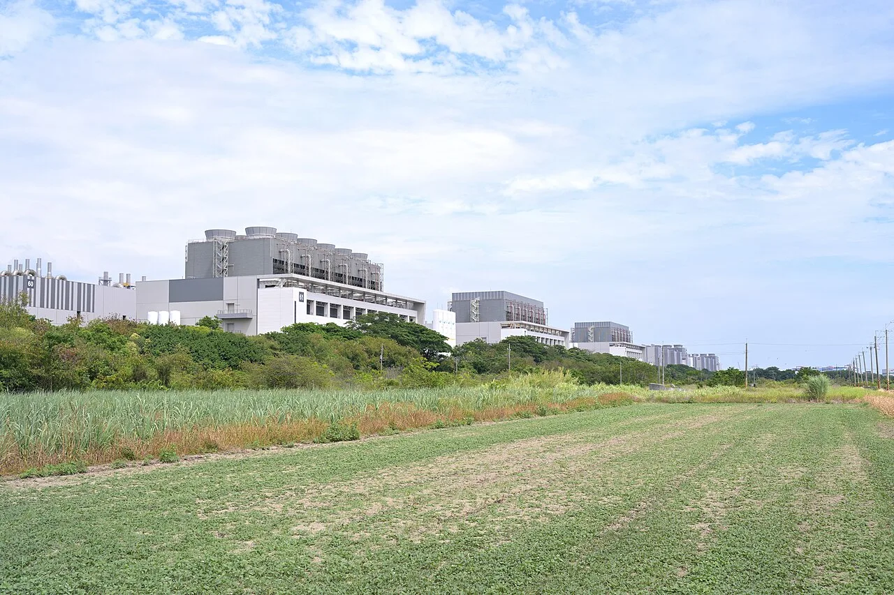 TSMC profit update illustrated by TSMC Fab 18 in Southern Taiwan Science Park