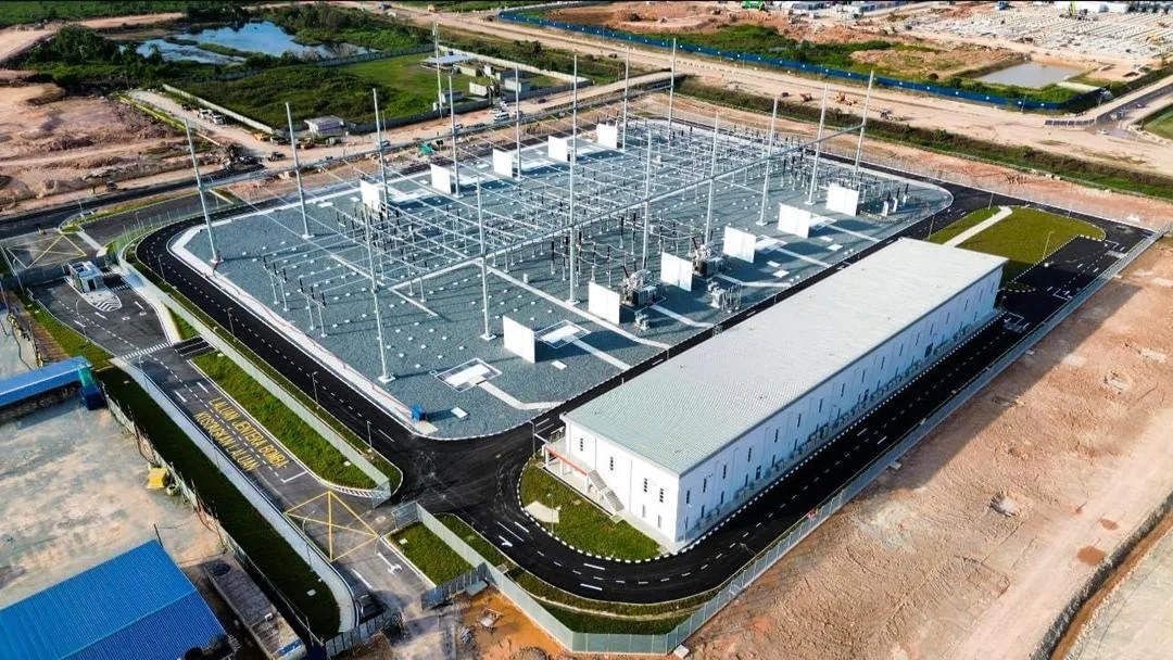 Malaysia data-centre power-grid upgrades at a 275kV substation in Sedenak, Johor