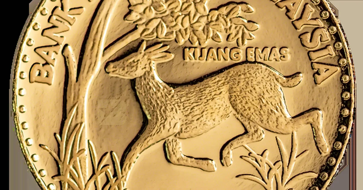 Malaysia gold price 16 October update illustrated by a Kijang Emas one-ounce coin