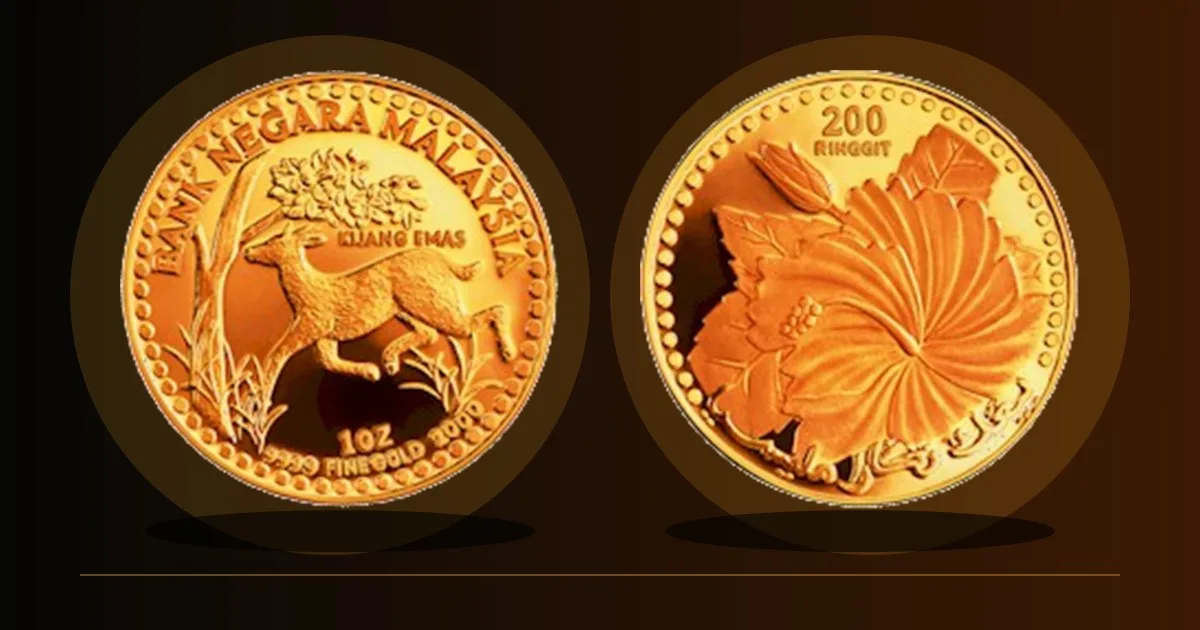 Malaysia gold price 17 October 2026 shown with official Bank Negara Malaysia Kijang Emas coin designs