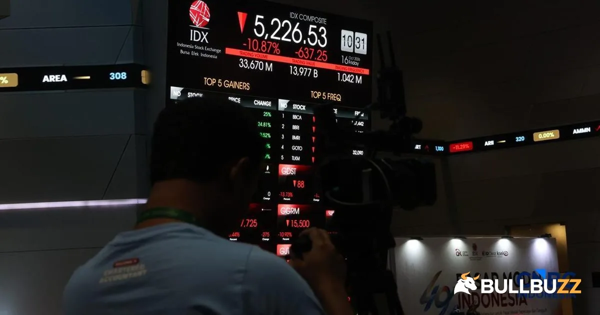 IHSG closes below 5,000 as Indonesia selloff extends