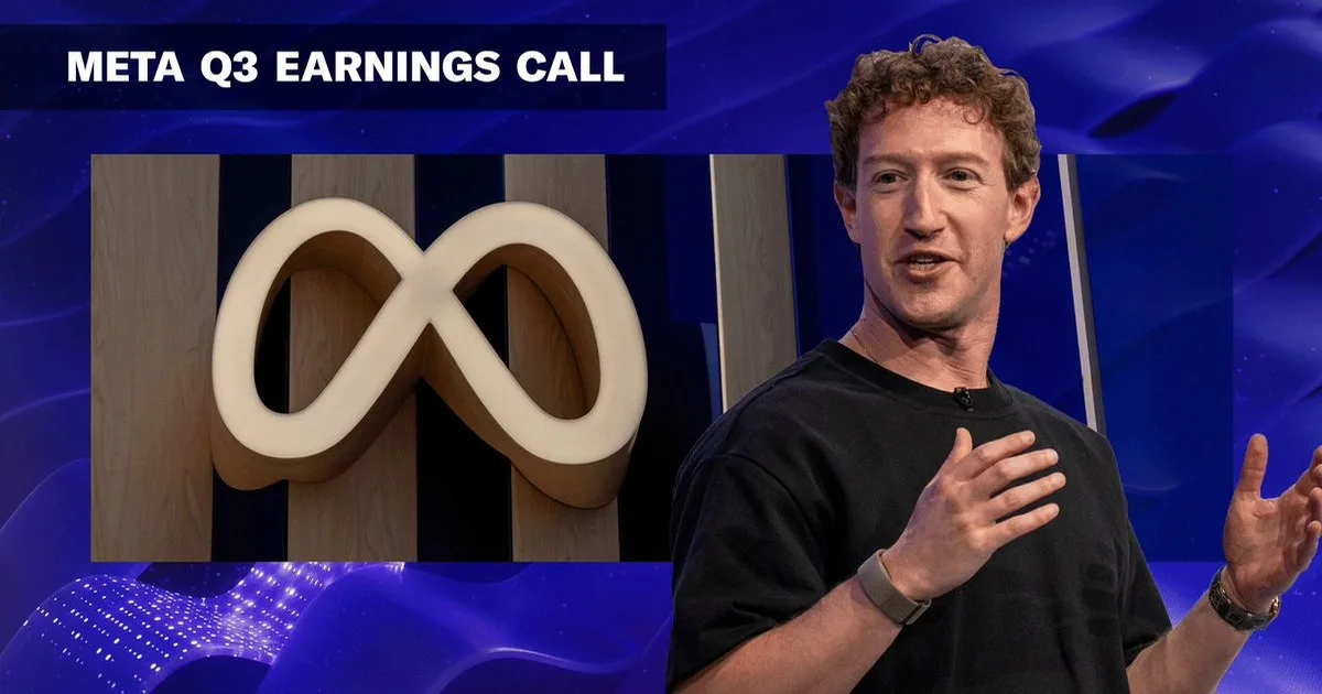 Mark Zuckerberg during Meta's Q3 2026 earnings coverage