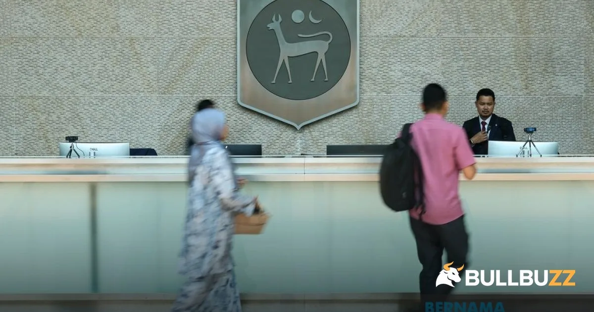 BNM electronic trading framework illustrated by the central bank reception and emblem